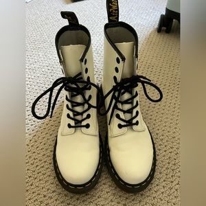 White Dr. Martens, size 8